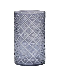 Yankee Candle Grey Etched Star Jar Holder